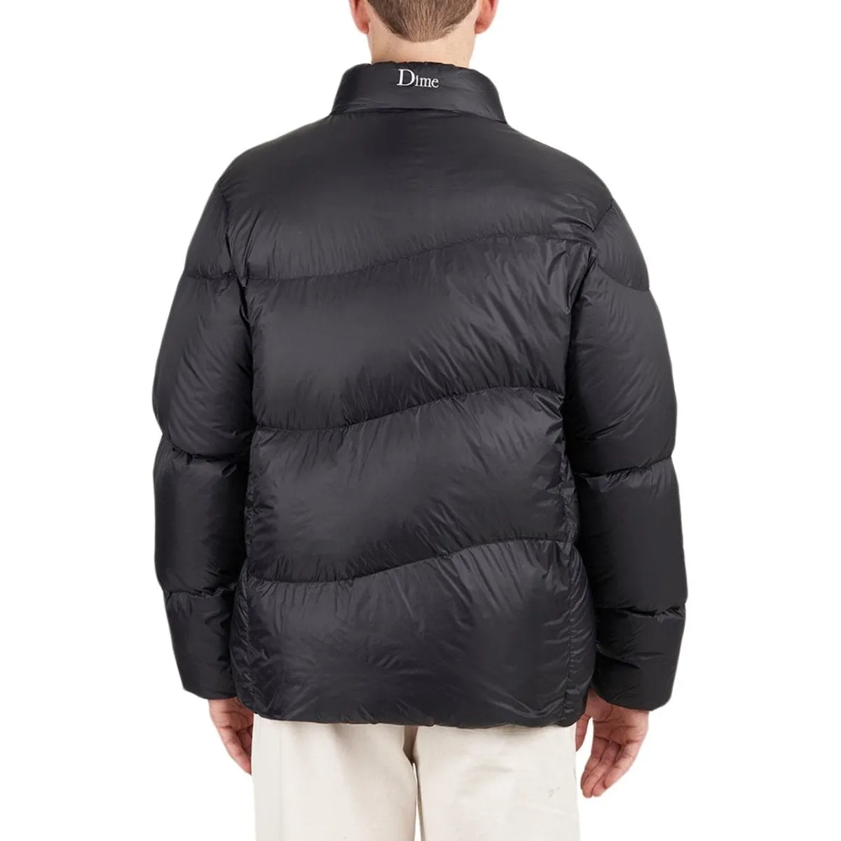 Dime Midweight Wave Puffer (Black)