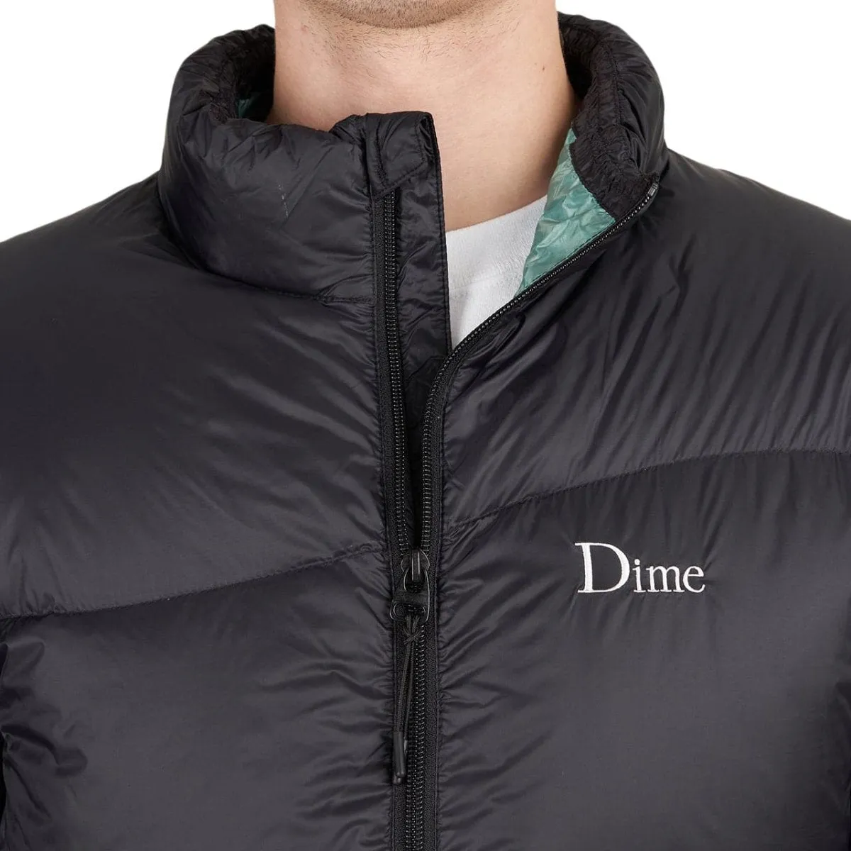 Dime Midweight Wave Puffer (Black)