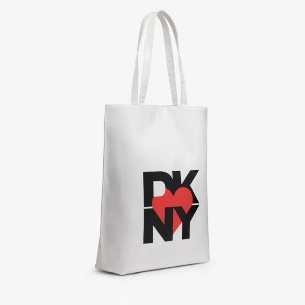 DKNY Heart of NY Faux Leather Tote Bag