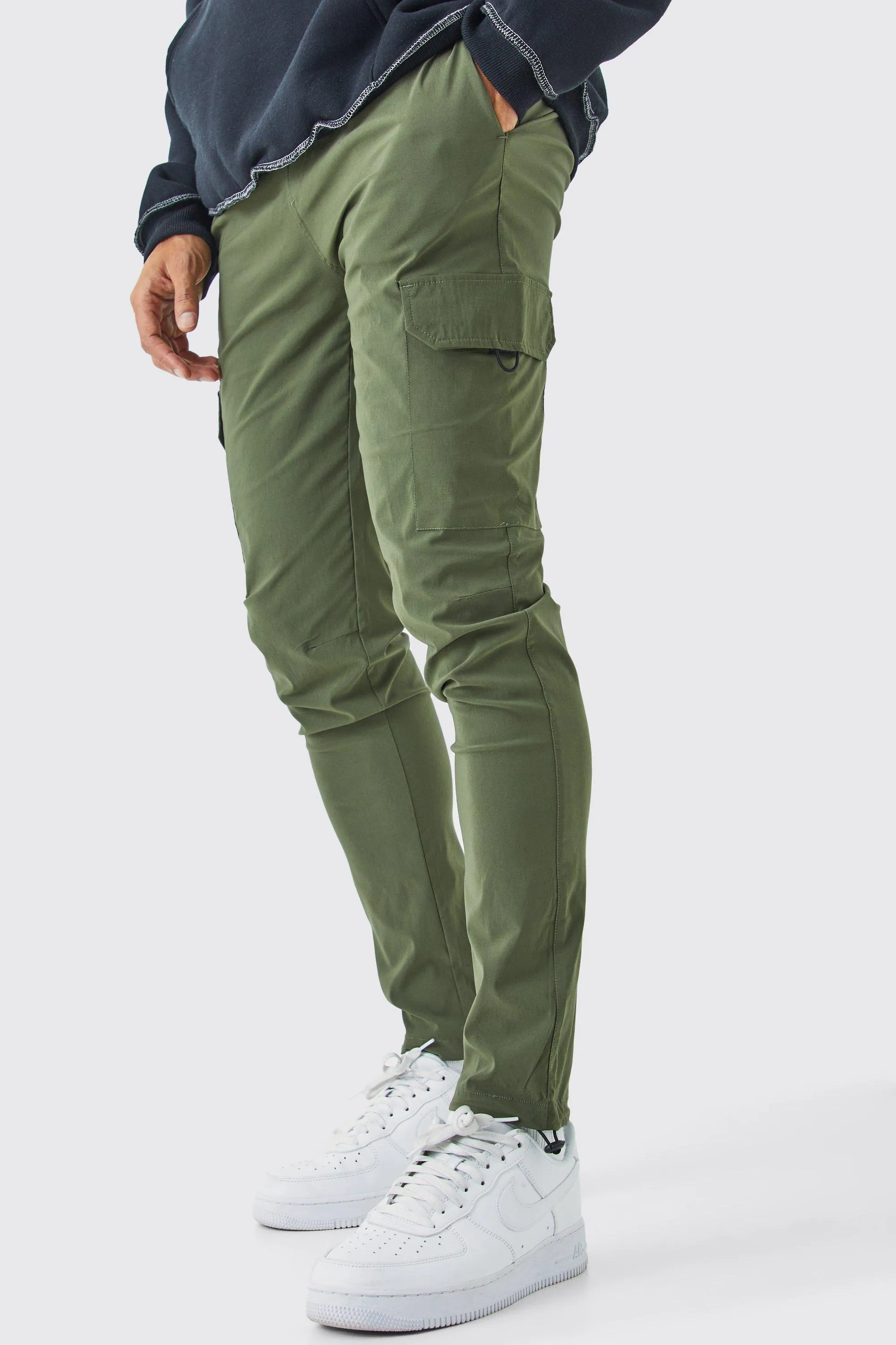 Elastic Lightweight Stretch Skinny Cargo Pants