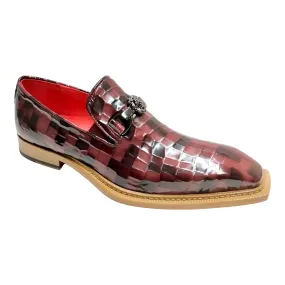 Emilio Franco Narciso Men's Shoes Patent Leather Multi Croco Print Formal Loafers (EFC1108)