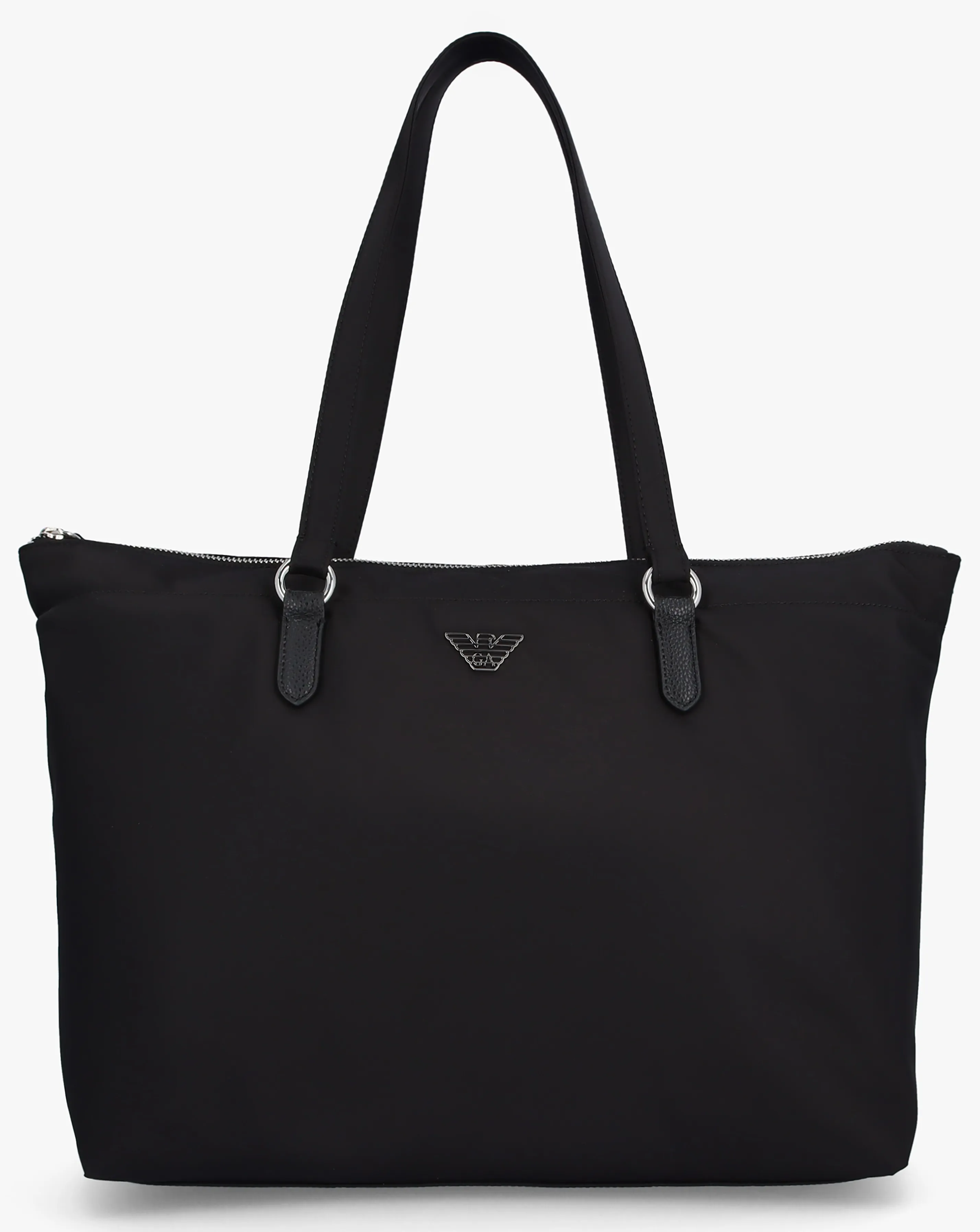 Emporio Armani Black Recycled Nylon Tote Bag