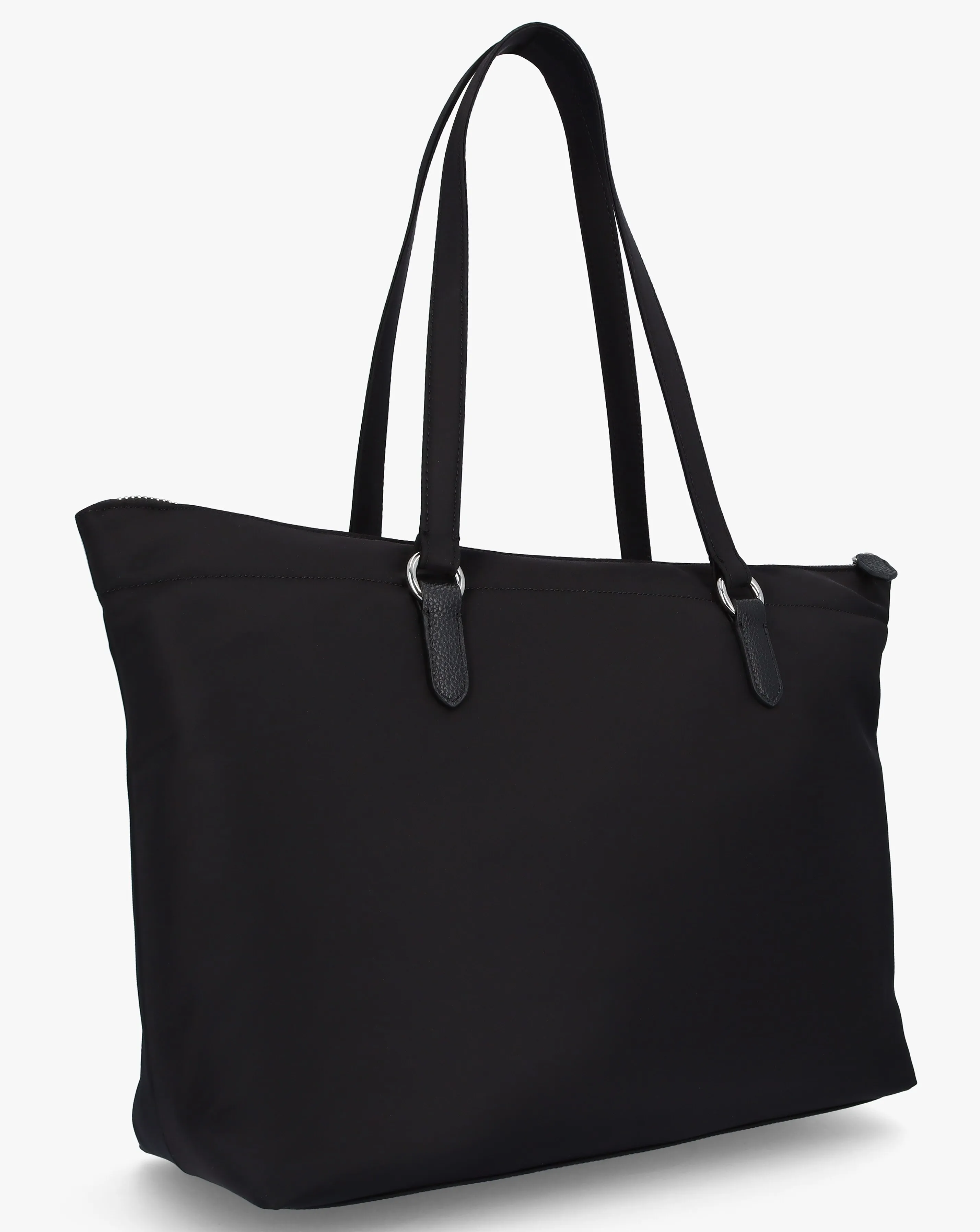 Emporio Armani Black Recycled Nylon Tote Bag