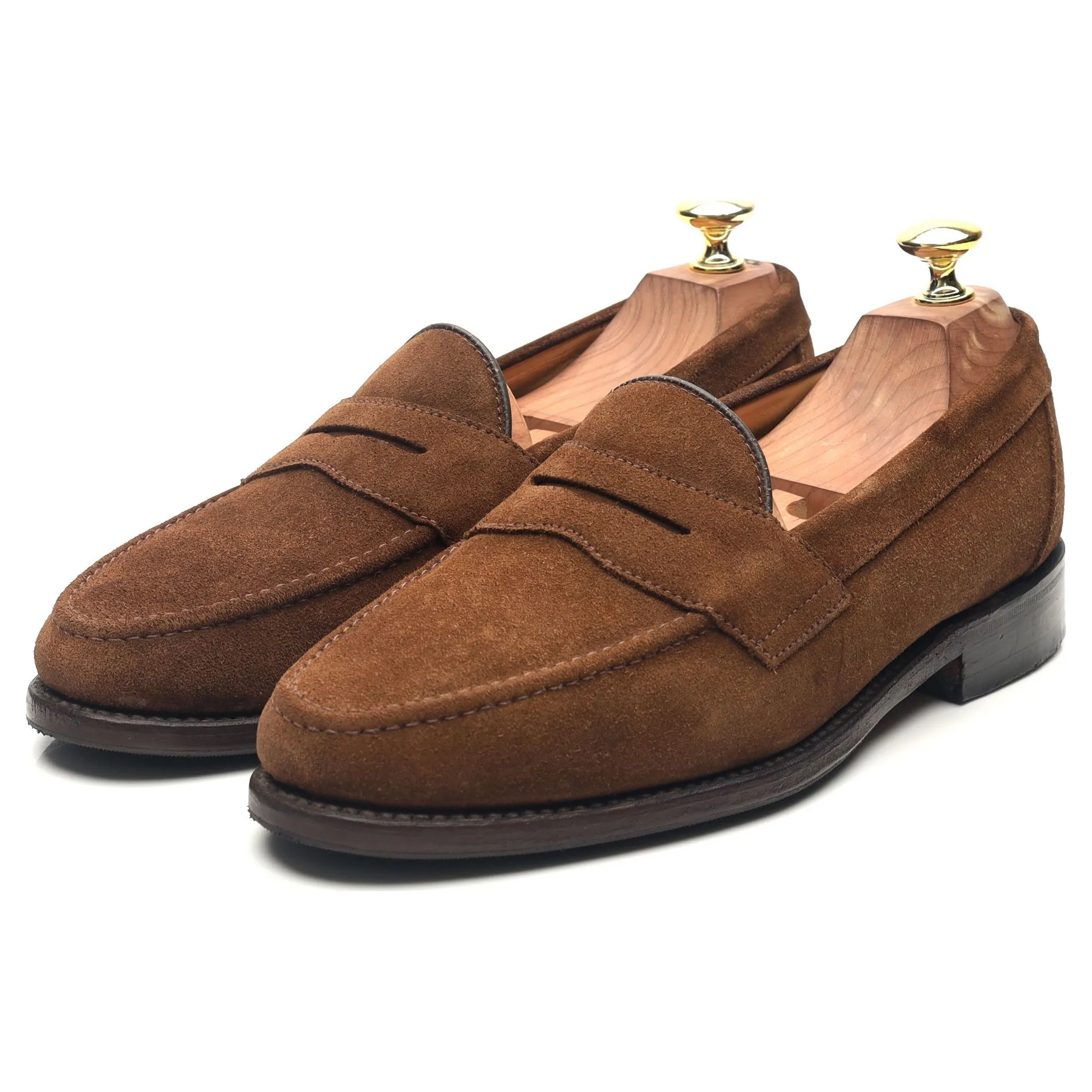 'Eton' Brown Suede Loafers UK 7.5 F