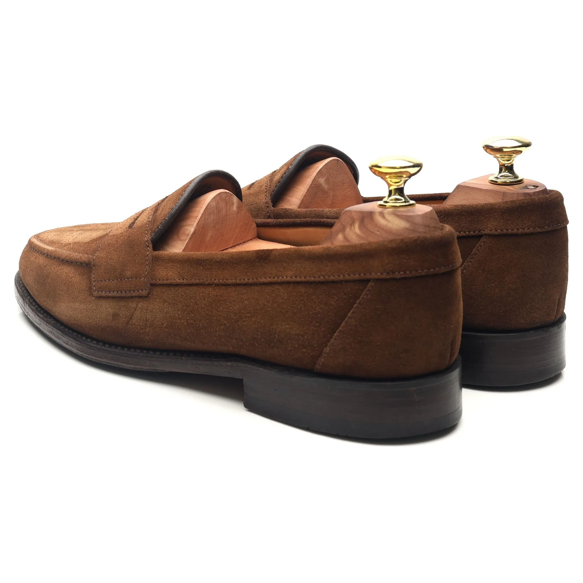 'Eton' Brown Suede Loafers UK 7.5 F