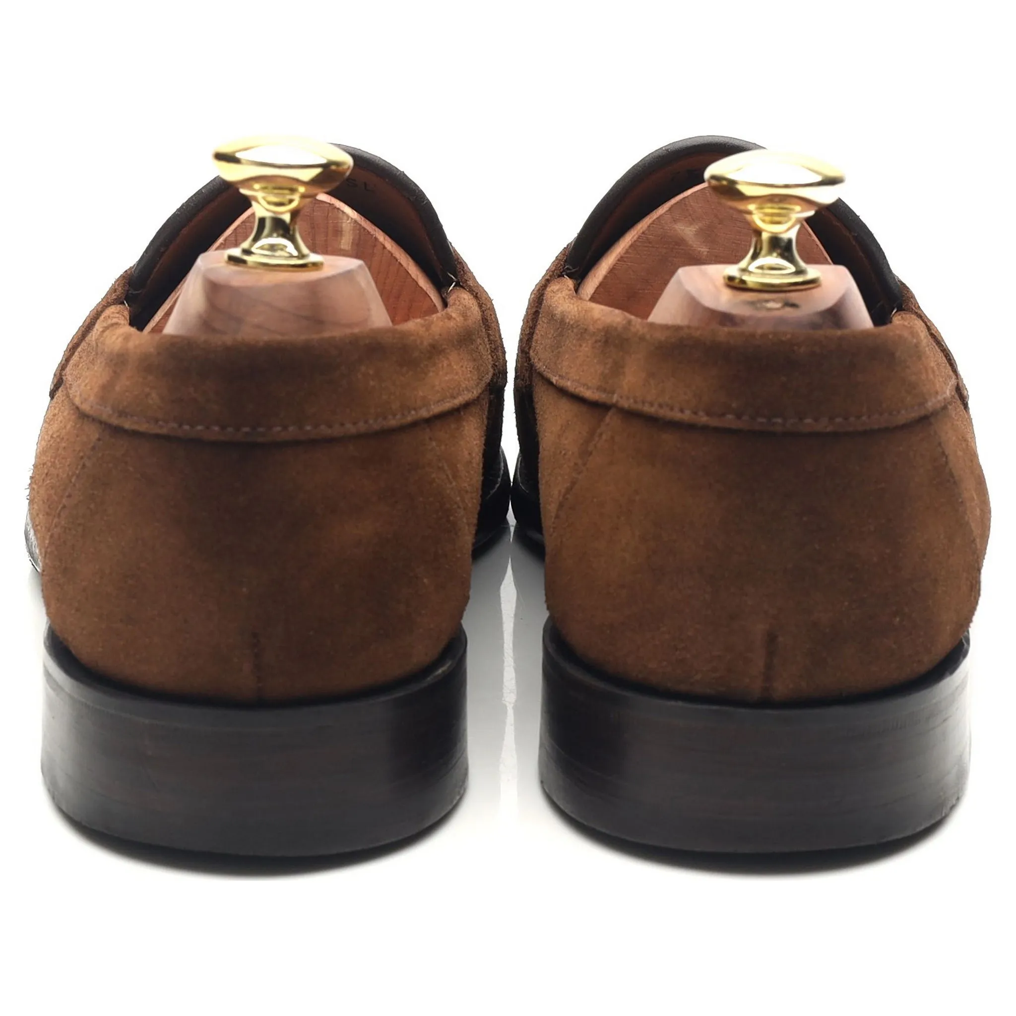 'Eton' Brown Suede Loafers UK 7.5 F