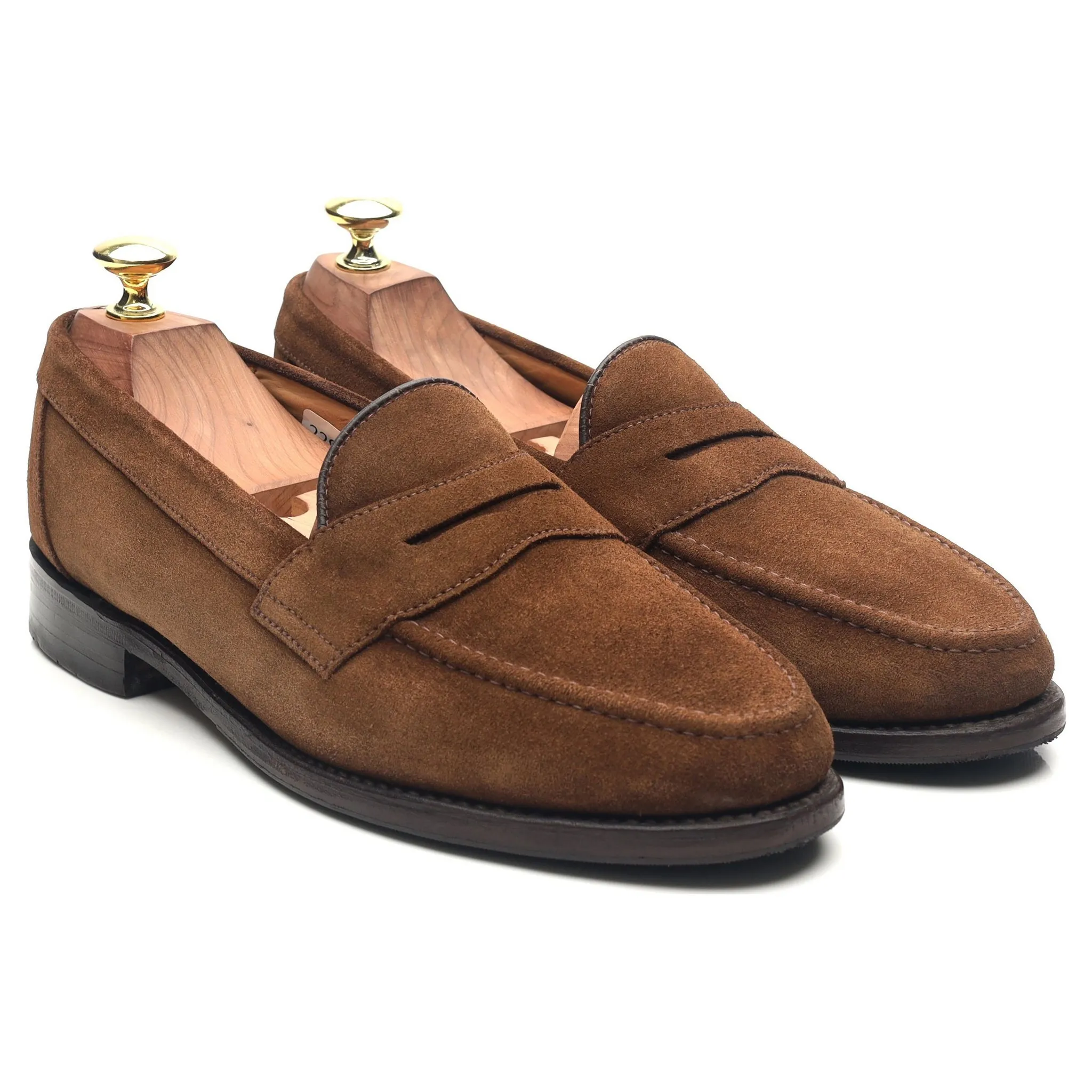 'Eton' Brown Suede Loafers UK 7.5 F