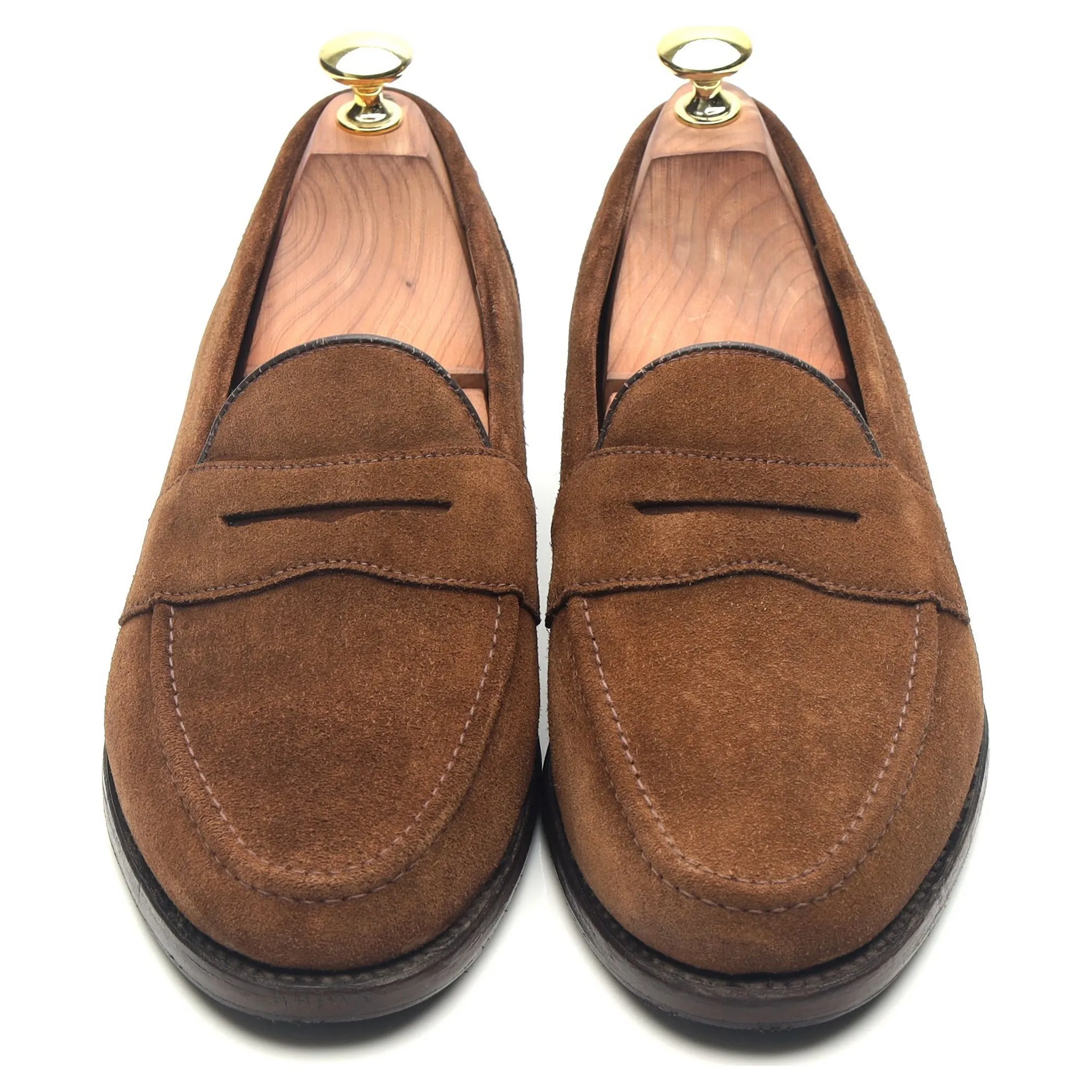 'Eton' Brown Suede Loafers UK 7.5 F