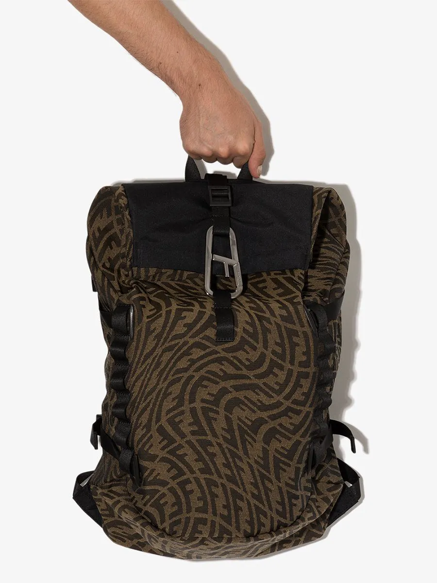 Ferrino Logo-Print Jacquard Backpack