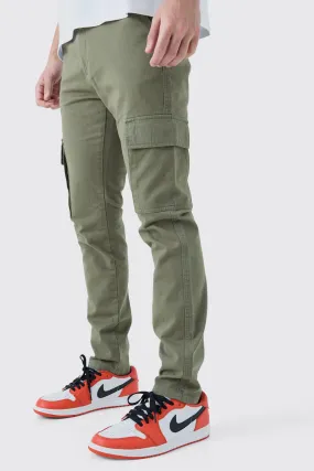 Fixed Waist Baggy Fit Cargo Pants