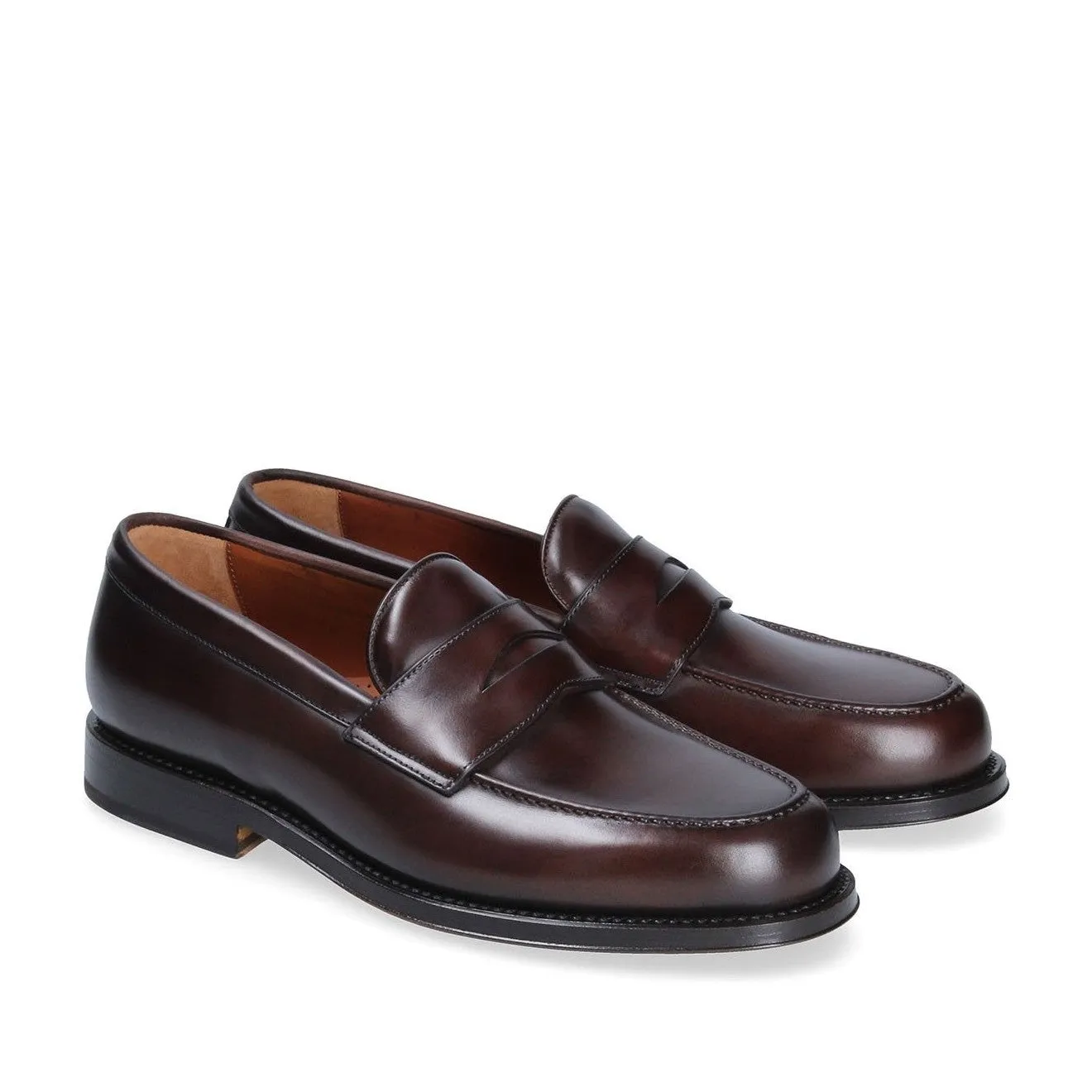 Franceschetti Newport Men's Shoes Calf-Skin Leather Penny Loafers (FCCT1027)