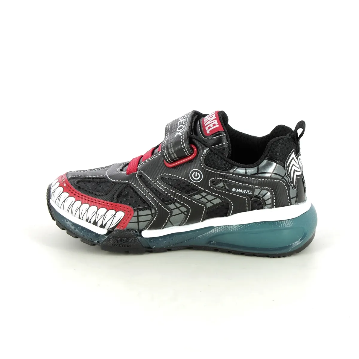 Geox - Venom Marvel Spiderman J26fec-c0048 (black Red)