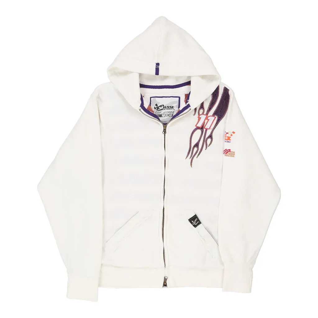 Hamlin Chase Authentics Nascar Hoodie - Large White Cotton Blend