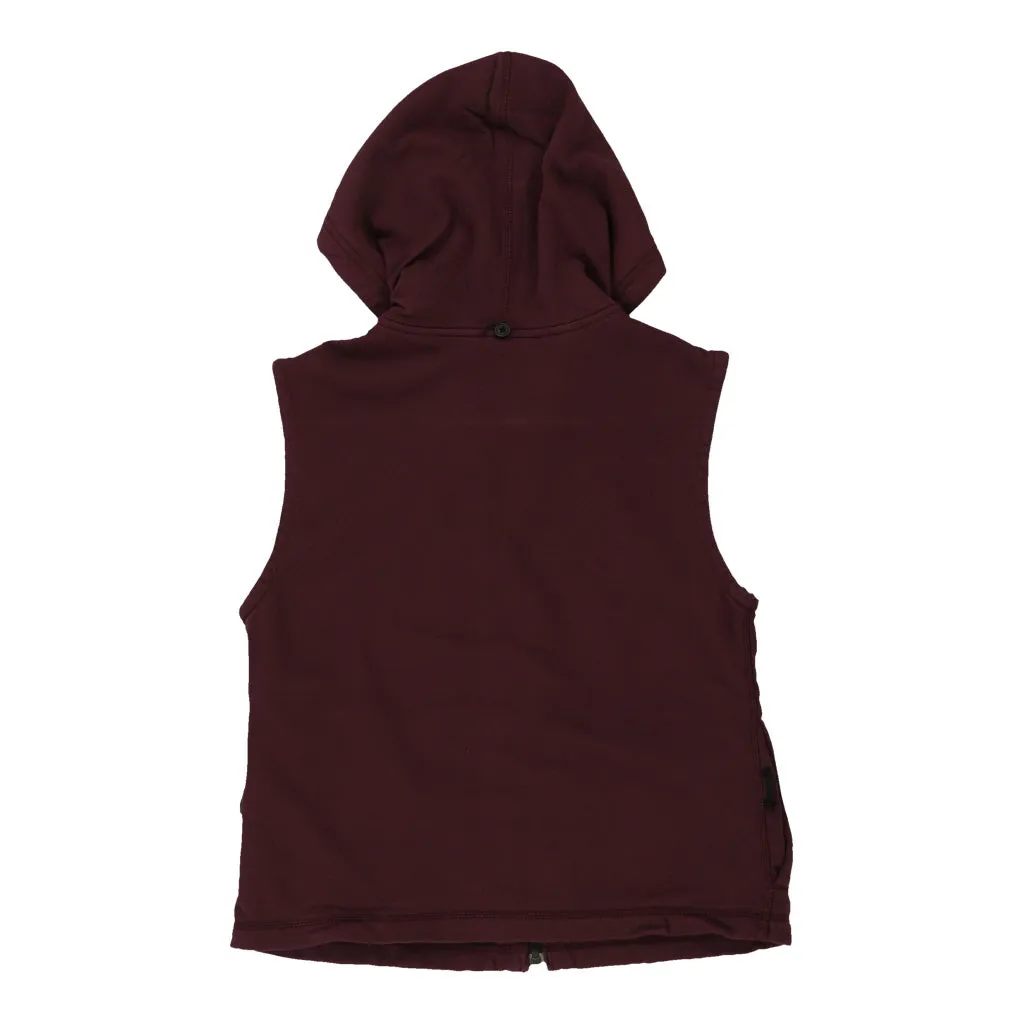 Harley Davidson Hoodie - XS Burgundy Cotton Blend