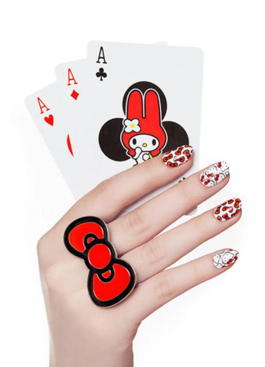 Hello Kitty Bows Nail Wraps-