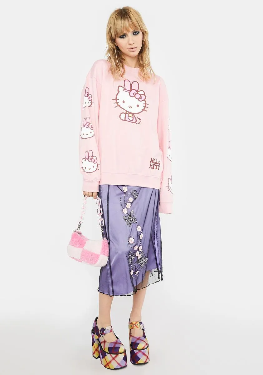 Hello Kitty Bunny Crewneck Sweatshirt-