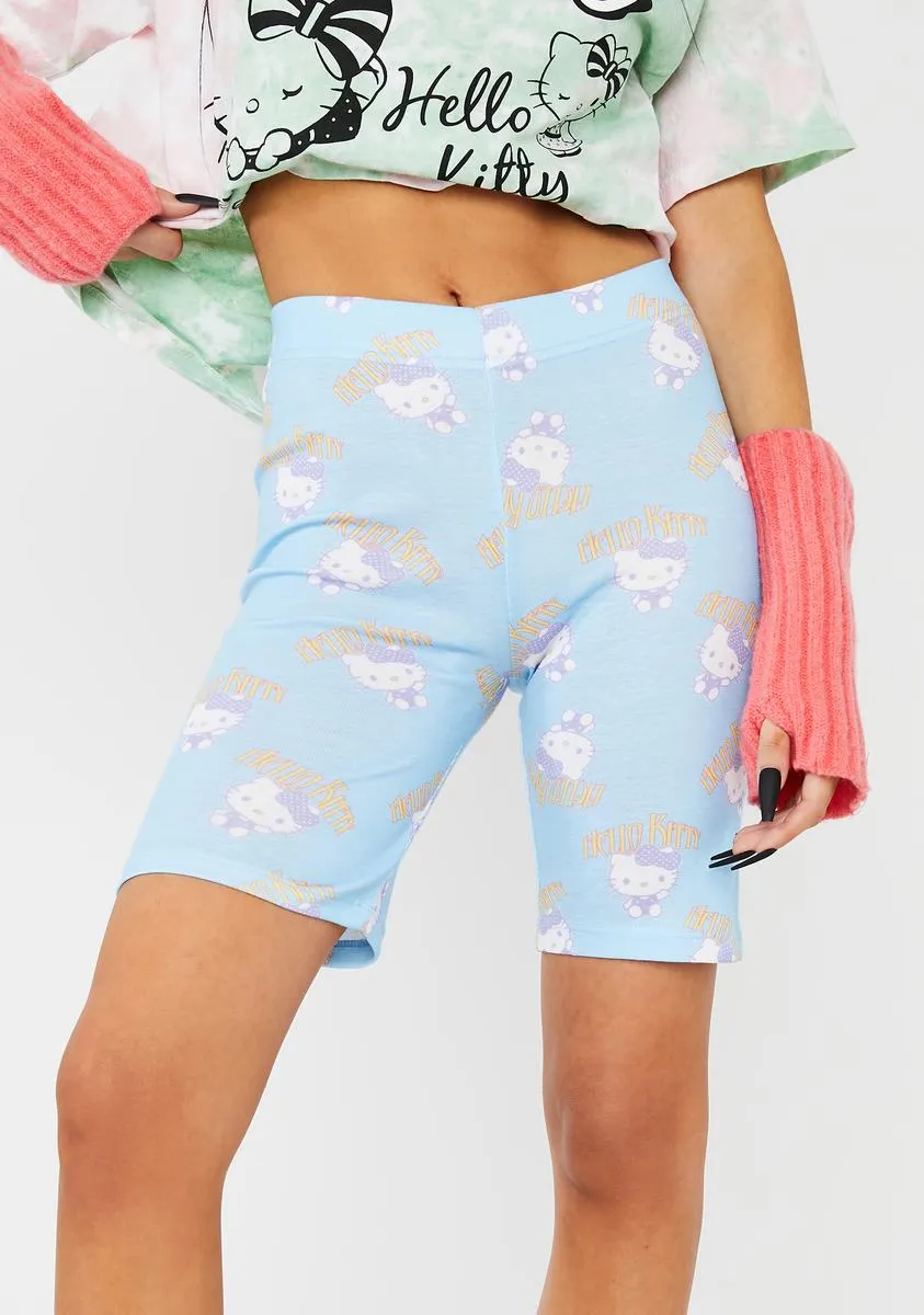 Hello Kitty Repeat Print Cycling Shorts-