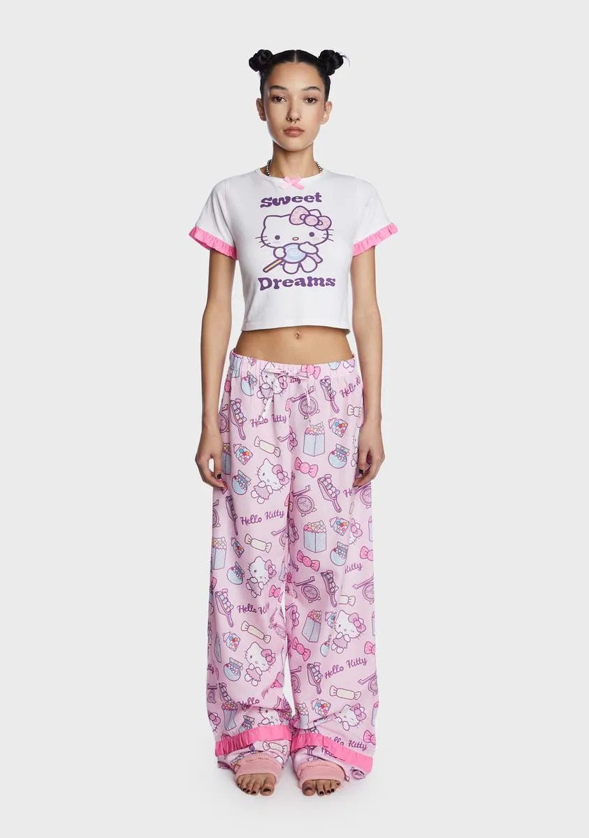 Hello Kitty Sweet Dreams Tee And Trouser Set-