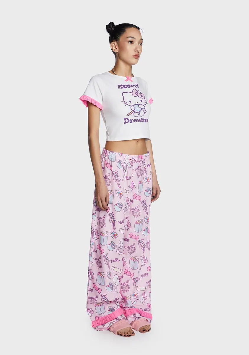 Hello Kitty Sweet Dreams Tee And Trouser Set-