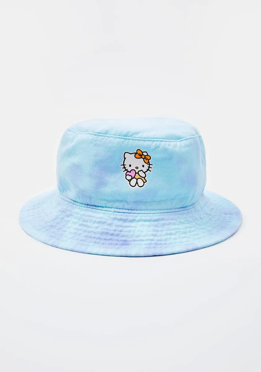 Hello Kitty Tie Dye Bucket Hat-