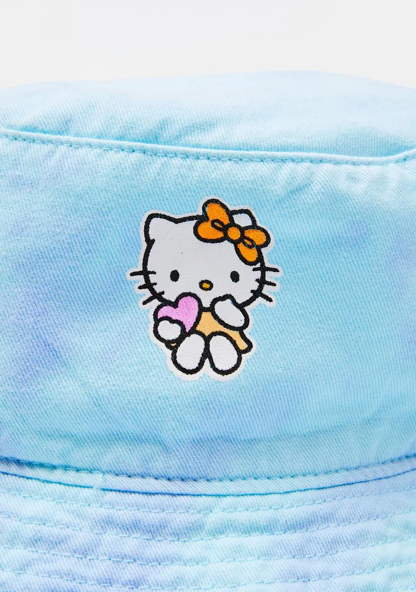 Hello Kitty Tie Dye Bucket Hat-