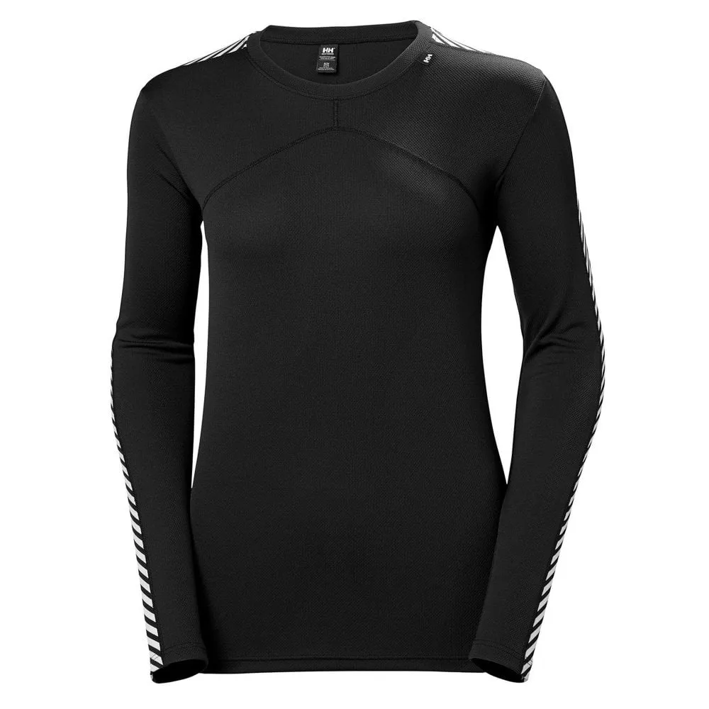 Helly Hansen  LIFA Crew Womens Long Sleeve Base Layer Black