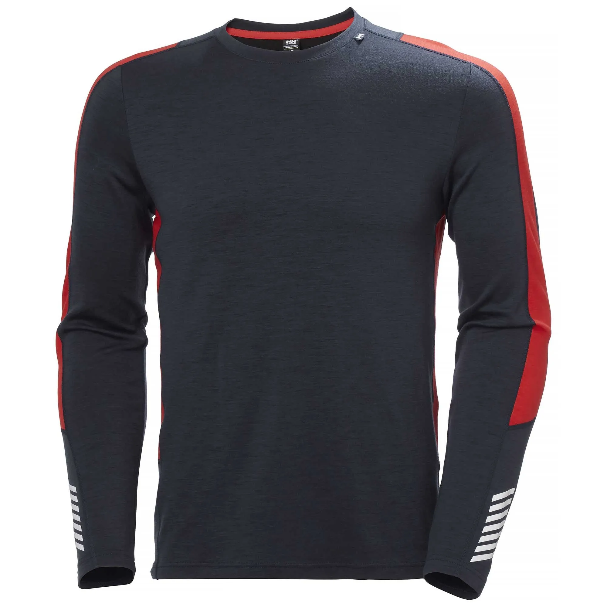 Helly Hansen  LIFA Merino Lightweight Crew Mens Running Baselayer Navy