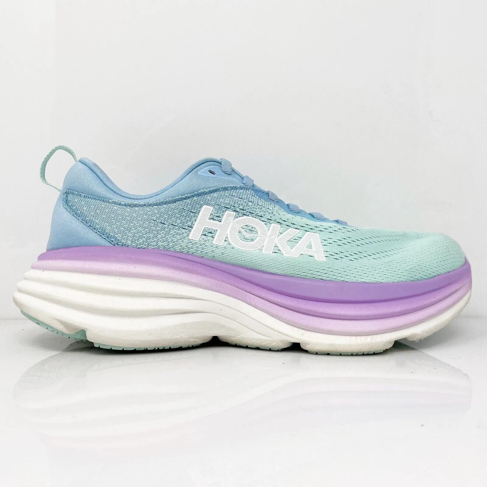 Hoka One One Womens Bondi 8 1127954 ABSO Blue Running Shoes Sneakers Size 8 D