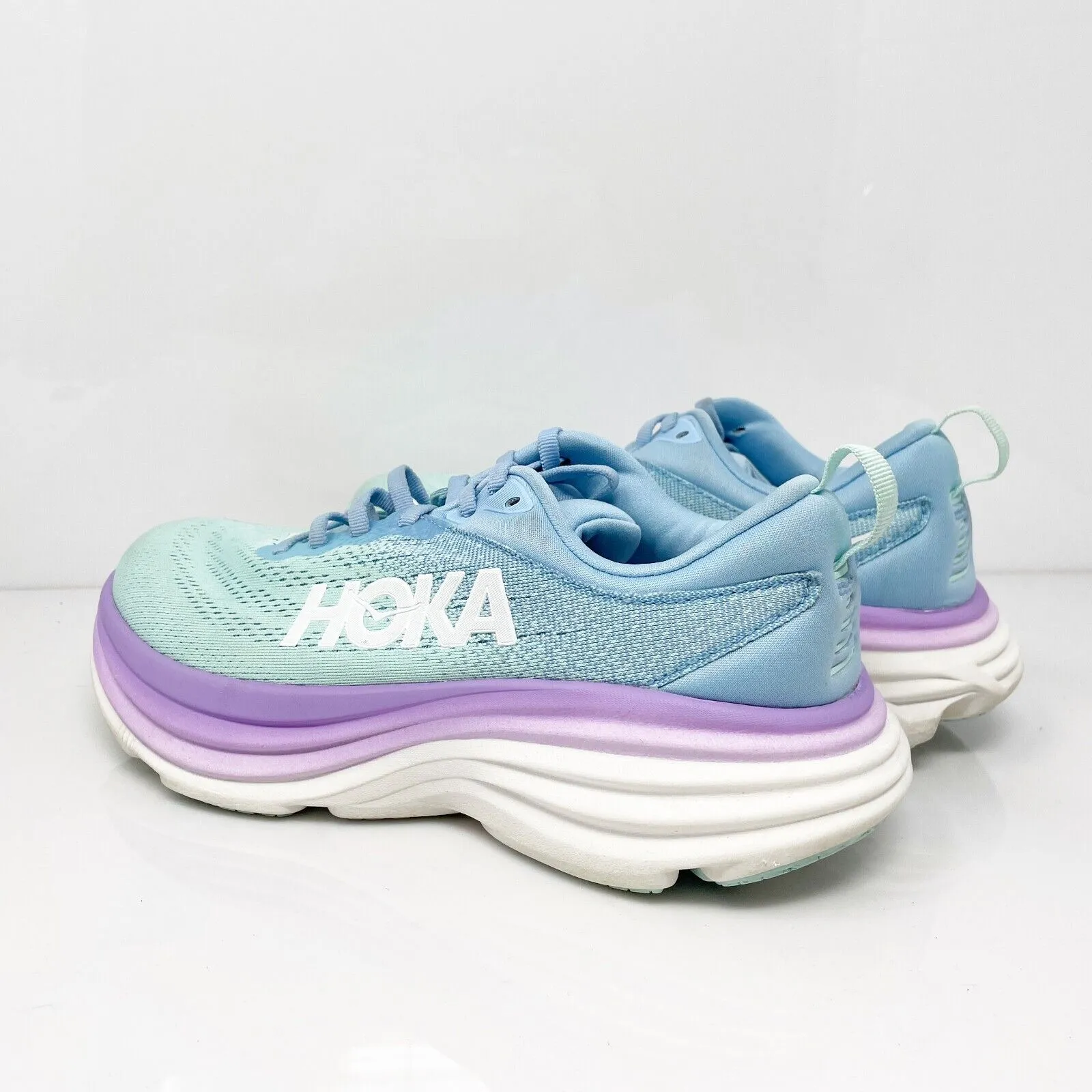 Hoka One One Womens Bondi 8 1127954 ABSO Blue Running Shoes Sneakers Size 8 D