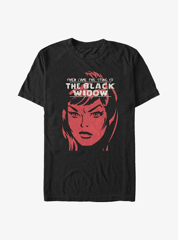 Hot Topic Marvel Black Widow Here She Is T-Shirt