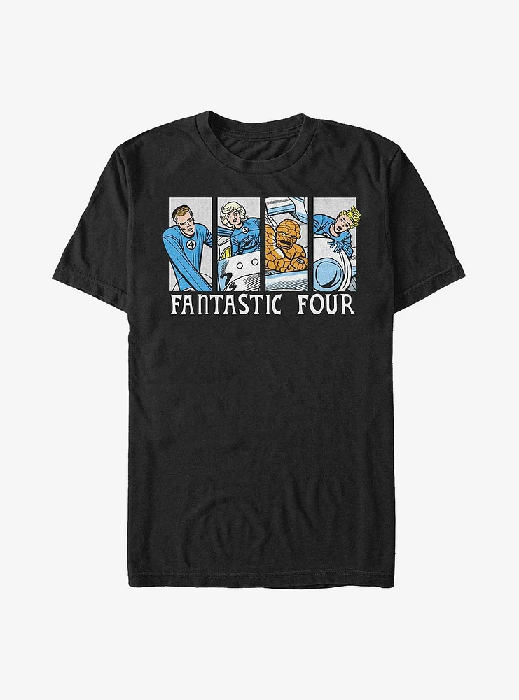 Hot Topic Marvel Fantastic Four Comic T-Shirt