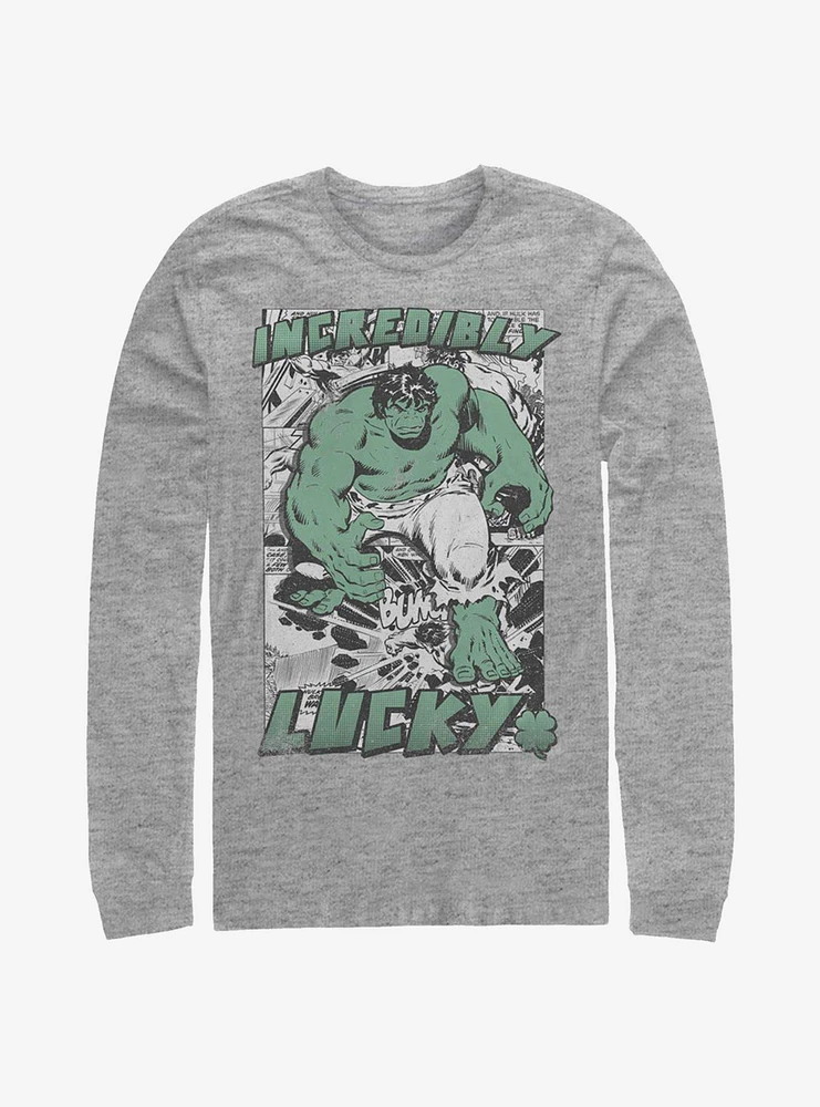 Hot Topic Marvel The Hulk Incredibly Lucky Long-Sleeve T-Shirt