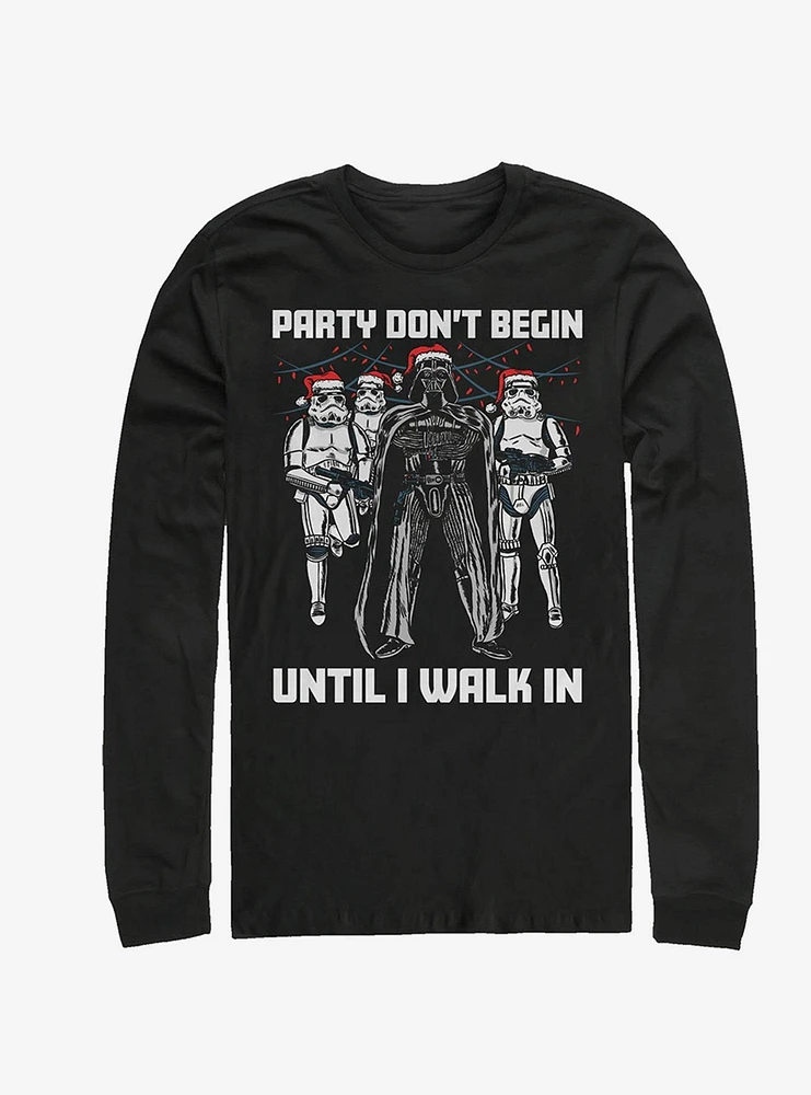 Hot Topic Star Wars Party Don't Begin Long-Sleeve T-Shirt