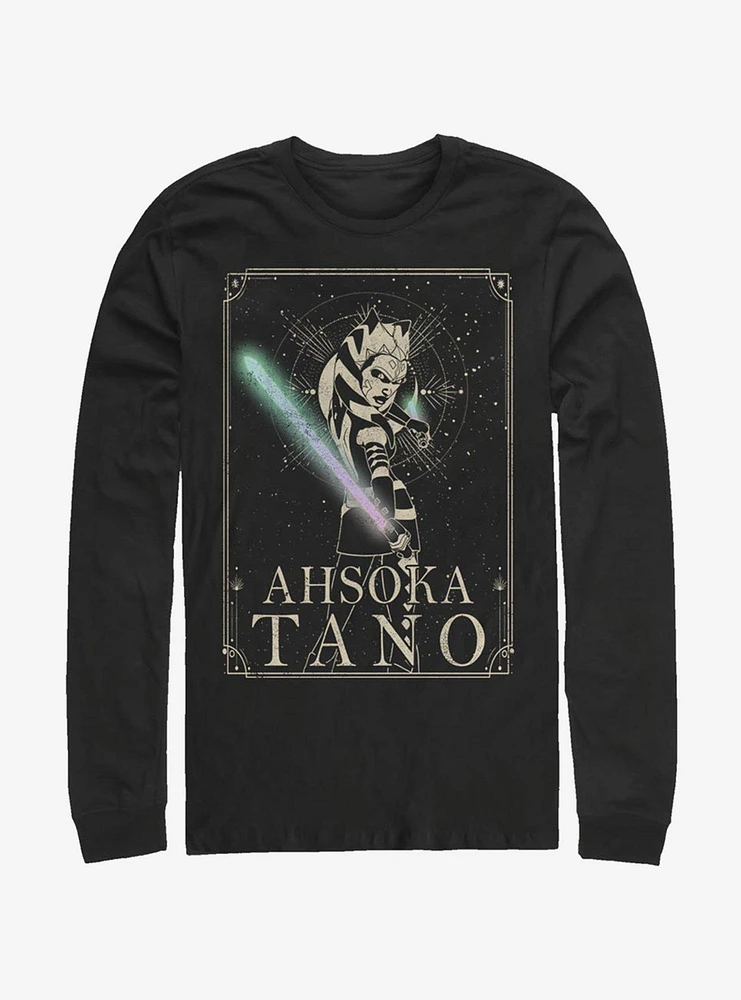 Hot Topic Star Wars: The Clone Wars Ahsoka Celestial Long-Sleeve T-Shirt