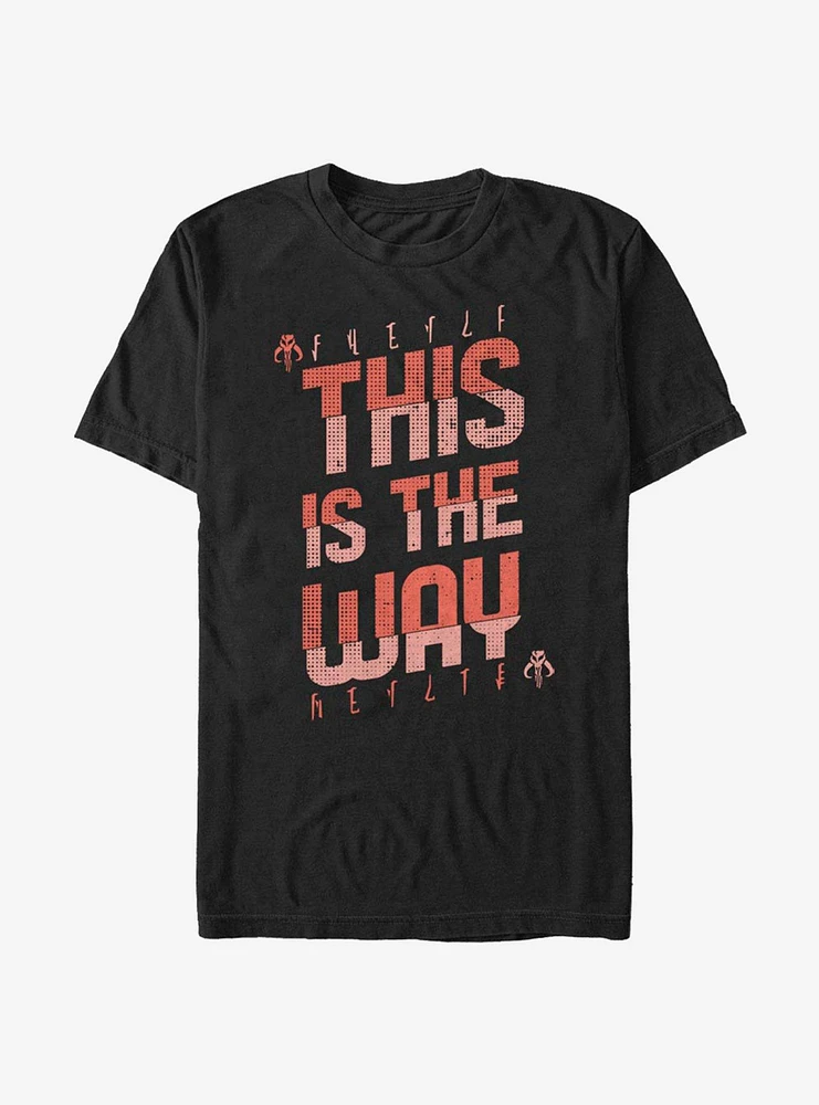 Hot Topic Star Wars The Mandalorian This Is Way Mando'a Bold Text T-Shirt