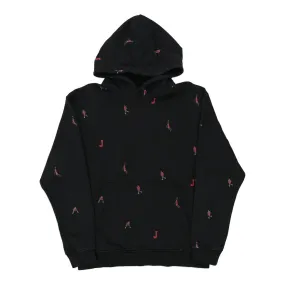 Jordan Graphic Hoodie - Small Black Cotton Blend