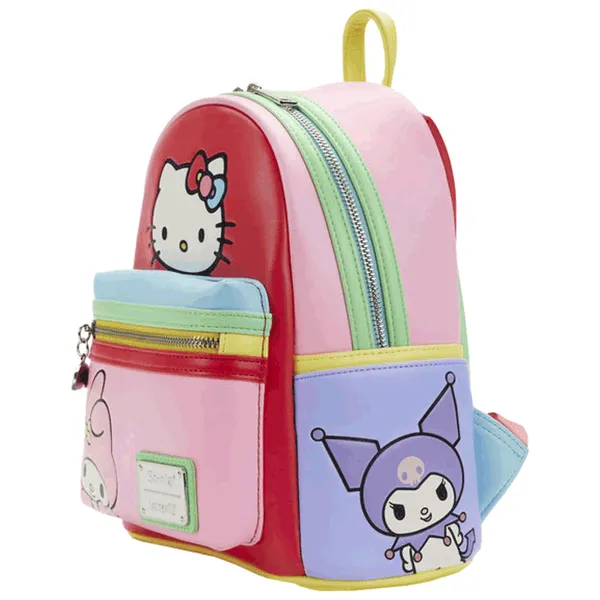 Loungefly x Sanrio Hello Kitty & Friends Colour Block Mini Backpack