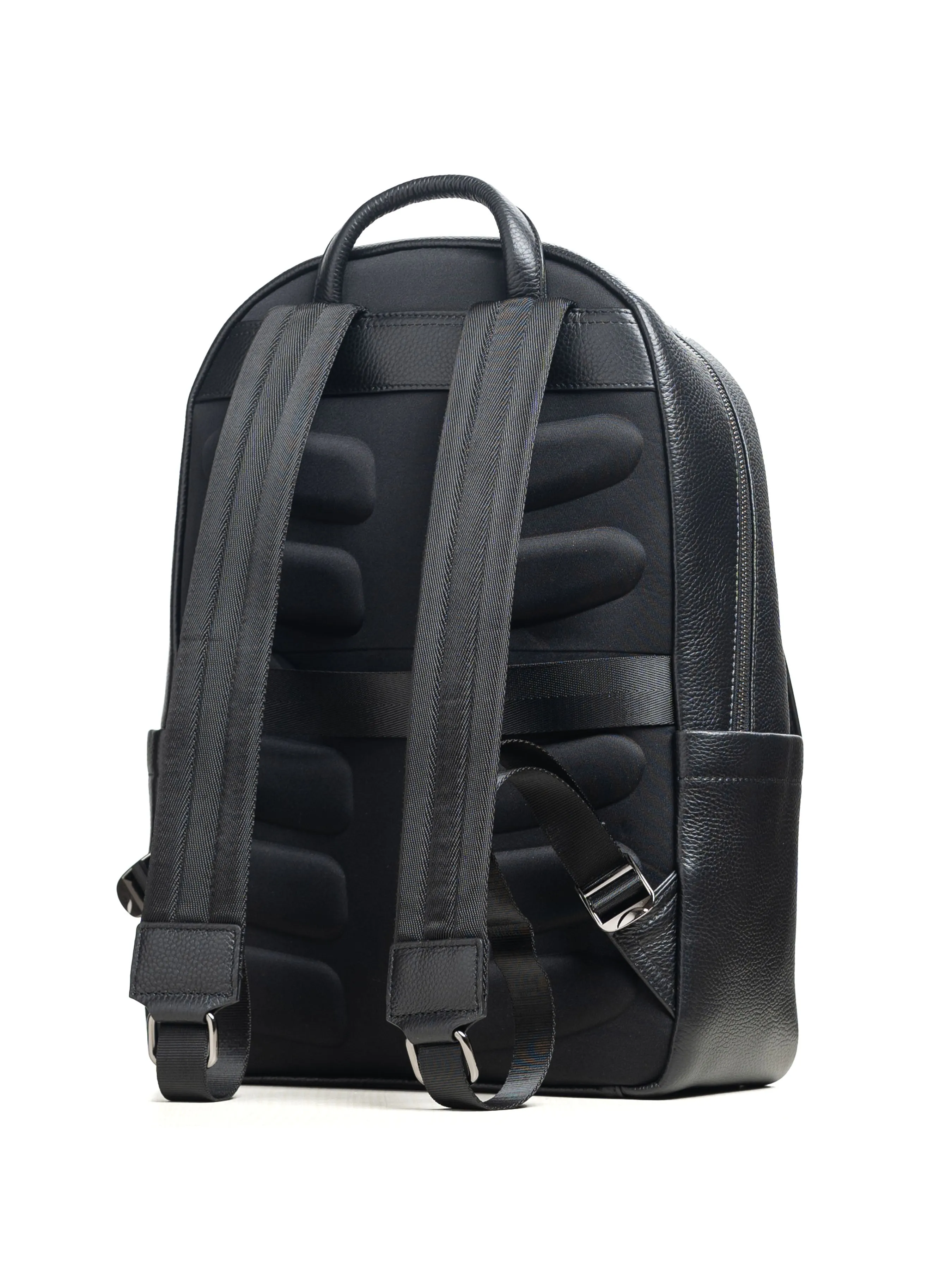 Luciano Backpack - Black Grain Pebble Leather