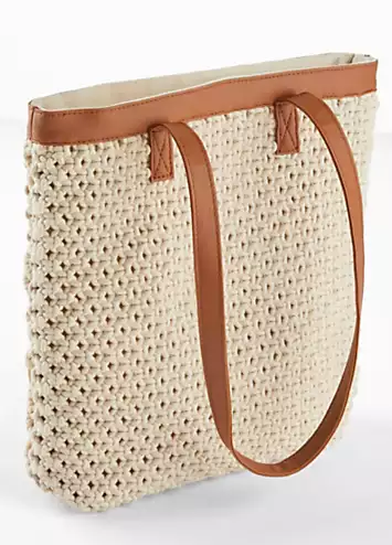 Macrame Tote Bag by bonprix | Look Again