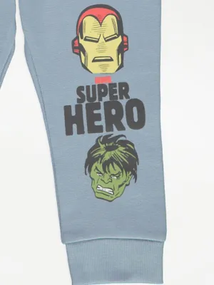 Marvel Superhero Blue Hoodie and Joggers Set | Kids | George at ASDA