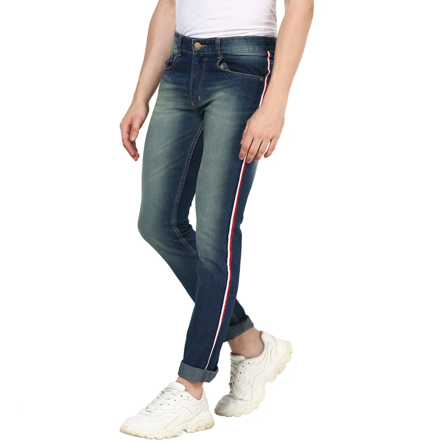 Men's Blue Slim Fit Jeans Stretchable