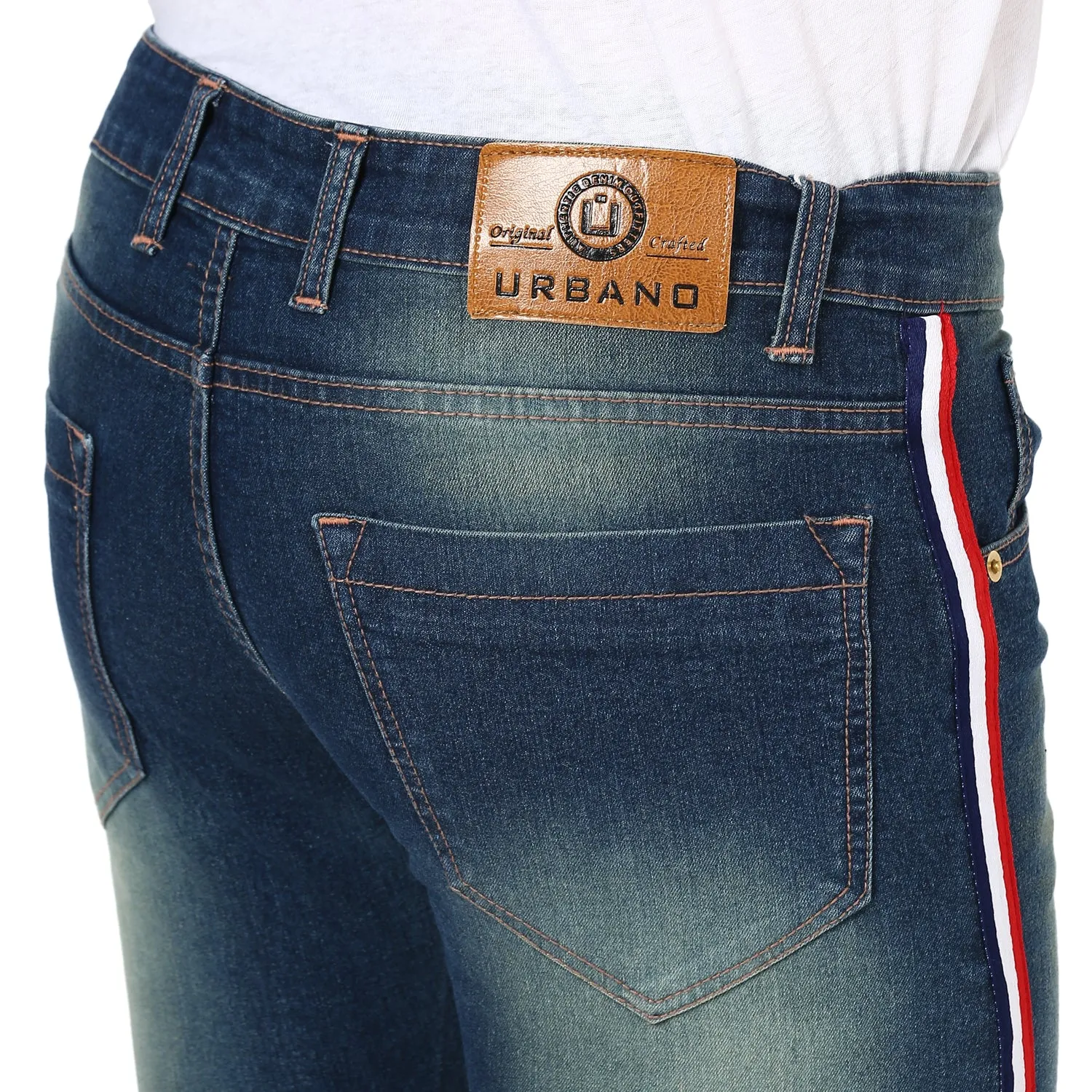 Men's Blue Slim Fit Jeans Stretchable