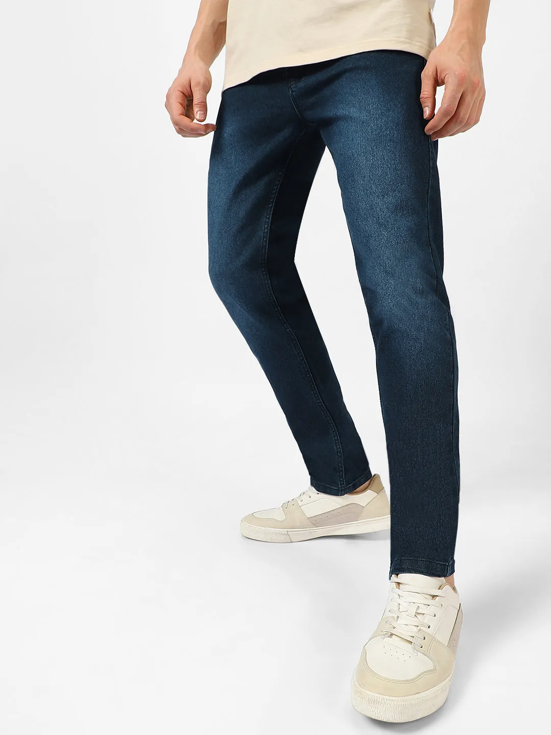 Men's Blue Slim Fit Stretchable Jeans