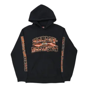 Mesa, Arizona Harley Davidson Graphic Hoodie - Small Black Cotton Blend