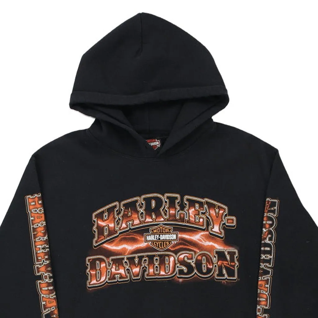 Mesa, Arizona Harley Davidson Graphic Hoodie - Small Black Cotton Blend