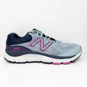 New Balance Womens 840 V5 W840CM5 Blue Running Shoes Sneakers Size 8.5 B