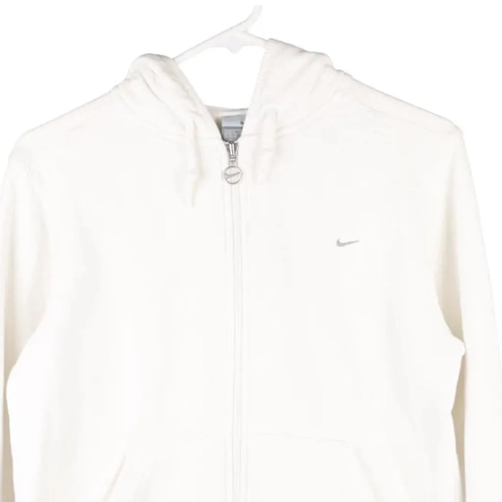 Nike Hoodie - Medium White Cotton