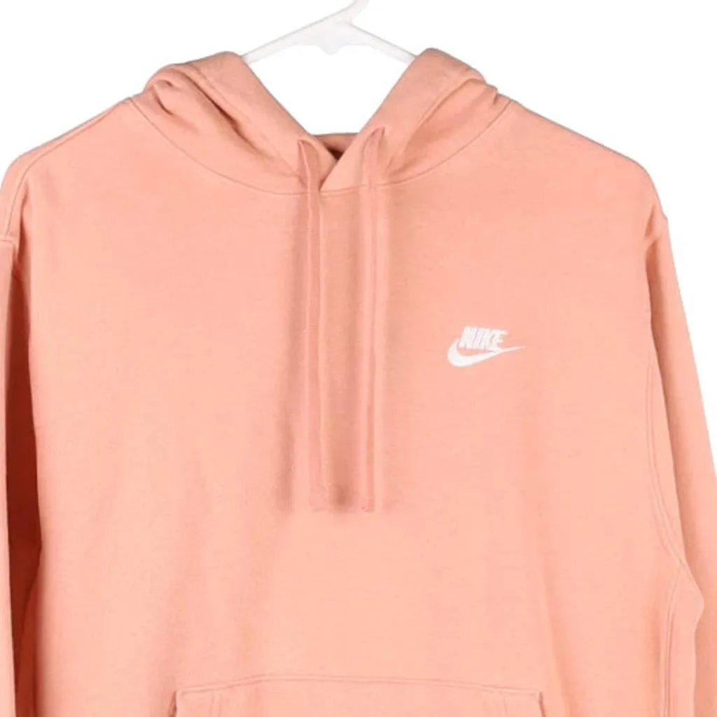 Nike Hoodie - Small Orange Cotton