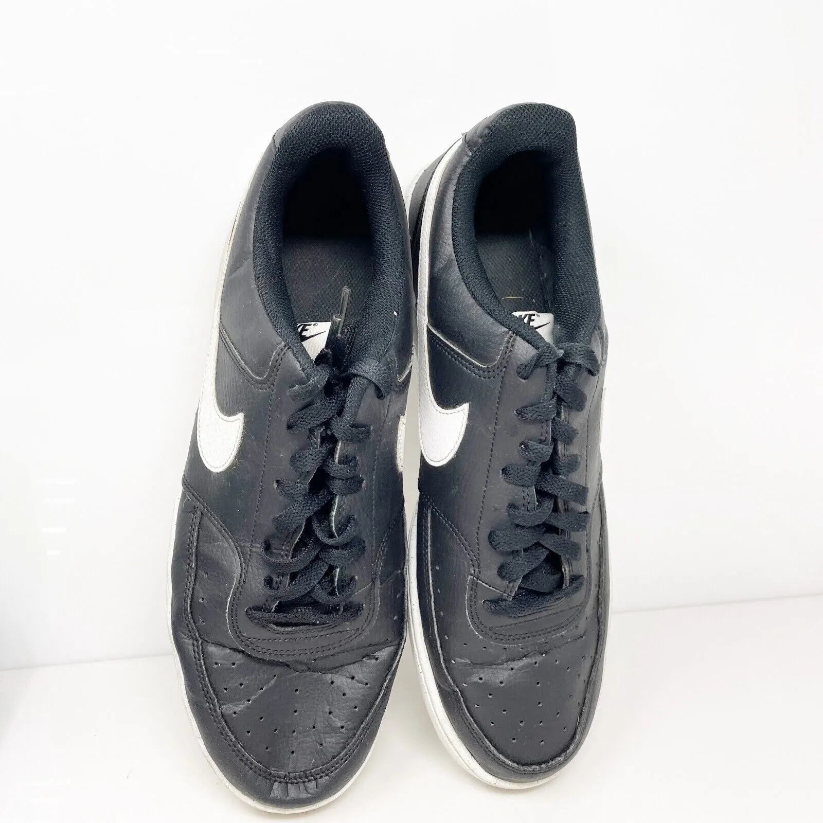 Nike Mens Court Vision Low NN DH2987-001 Black Casual Shoes Sneakers Size 12