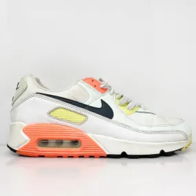 Nike Womens Air Max 90 CV8819-101 White Casual Shoes Sneakers Size 9.5